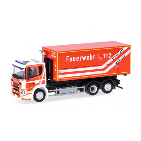 herpa - Scania CG17 Wechsellader-LKW Feuerwehr Fulda