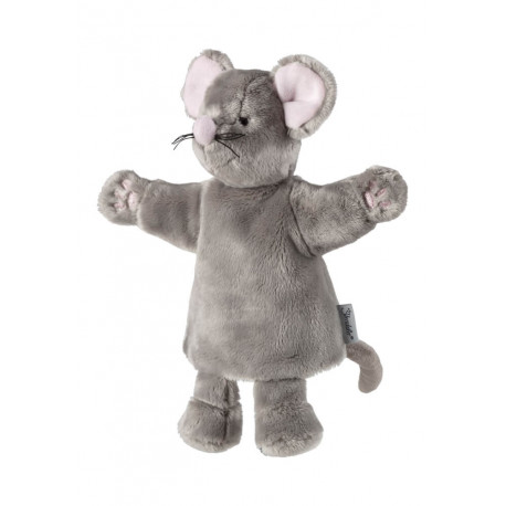 Sterntaler Kinder Handpuppe Maus grau