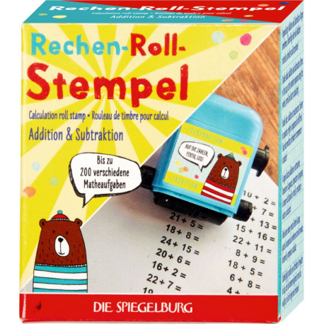 Rechen-Roll-Stempel - Bunte Geschenke