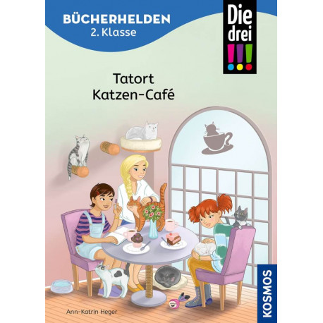 Bücherhelden 2.Kl. !!! Tatort Katzen-Café