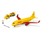 SIKU 1702 DHL Frachtflugzeug mit Zubehör