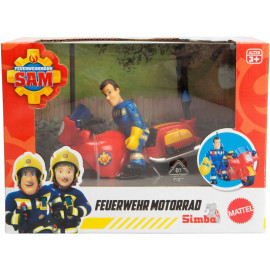 Sam Feuerwehr Motorrad mit Figur