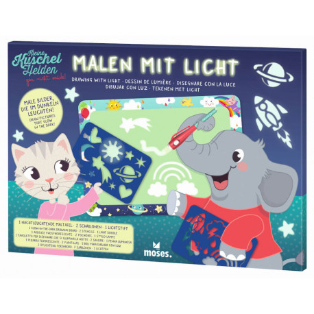 Kleine Kuschelhelden Malen mit Licht