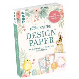 Design Paper Frohe Ostern A6