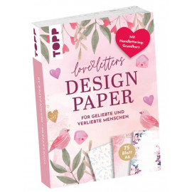 Design Paper Love Letters A6