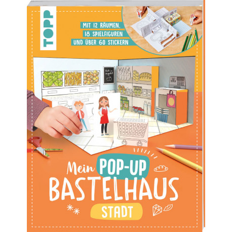 Mein Pop-up Bastelhaus-Stadt