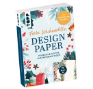 Design Paper A6: Frohe Weihnachten. Mit Handlettering-Grundkurs