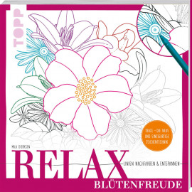 Relax Blumen - Linien