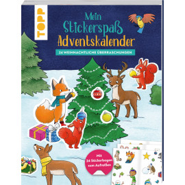 Stickerbuch-Adventskalender