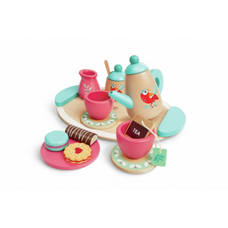 Kinder-Teeservice aus Holz