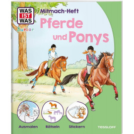 WAS IST WAS Junior Mitmach-Heft Pferde & Ponys