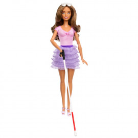 Barbie Fashionista Doll - Purple Ruffle Skirt