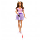 Barbie Fashionista Doll - Purple Ruffle Skirt