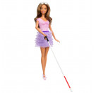 Barbie Fashionista Doll - Purple Ruffle Skirt