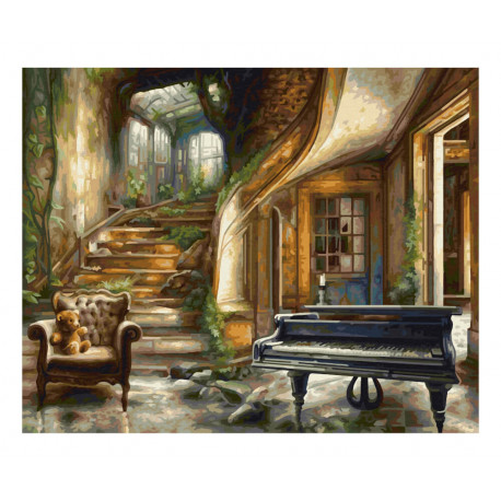 Malen nach Zahlen - Lost Place