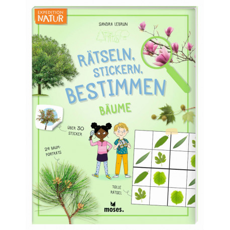 Expedition Natur Rätseln, Stickern, Bestimmen - Bäume