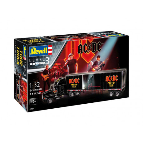 AC DC Tour Truck & Trailer Power Up, Revell Modellbausatz