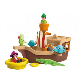 PLAYMOBIL 71769 JUNIOR & Disney: Peter Pans Piratenschiff mit Wasserspritzspaß