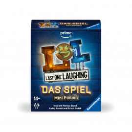 Ravensburger 24592 - Last One Laughing Das Spiel: Mini Edition - Das Partyspiel zur beliebten Comedy-Show für 3-6 Spie