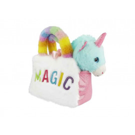 Plüschtier Handtasche Cuties Einhorn hellblau (2)