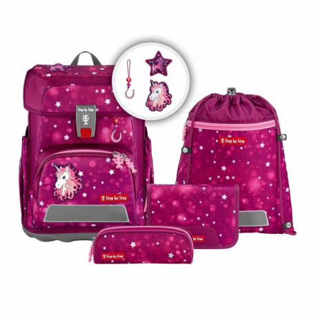 CLOUD Schulranzen-Set   Sweet Unicorn Nuala  , 5-teilig