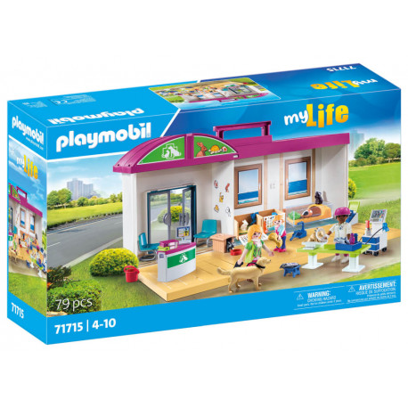 PLAYMOBIL 71715 Mitnehm-Tierklinik