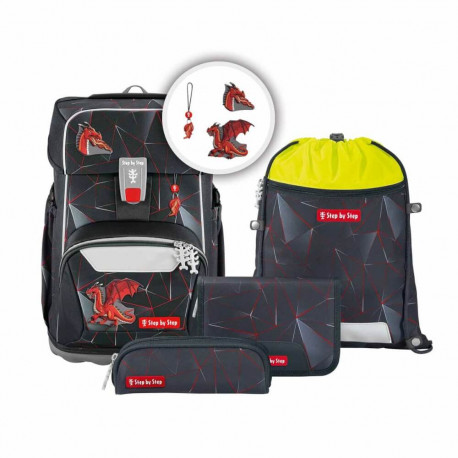 GIANT Schulranzen-Set   Dragon Drako  , 5-teilig