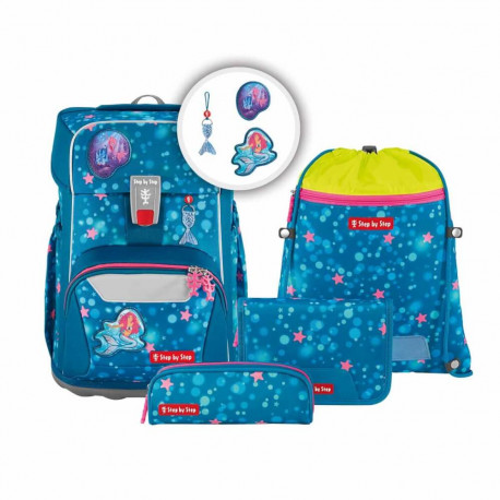 GIANT Schulranzen-Set   Mermaid Lola  , 5-teilig