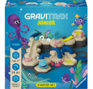 Ravensburger GraviTrax Junior Starter-Set S Ocean - Erweiterbare Kugelbahn für Kinder, Murmelbahn aus umweltfreundlich