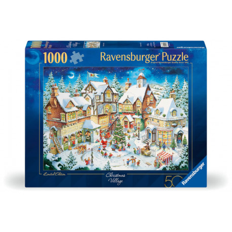 Ravensburger 50-jähriges Jubiläum: Weihnachtsdorf Limited Edition Nr.28 1000-teiliges Puzzle