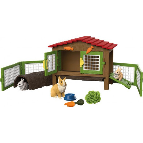 schleich® FARM WORLD 42728 Kaninchenstall