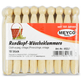 Rundkopf-Wäscheklammern