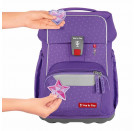 BASIS Schulranzen-Set „Purple Konfetti, 4-teilig