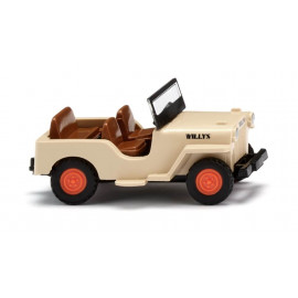 WIKING Willys Jeep CJ-3A - elfenbeinbeige