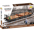 COBI 6284 German Railway Schwerer Plattformwagen Typ SSY
