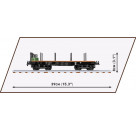 COBI 6284 German Railway Schwerer Plattformwagen Typ SSY