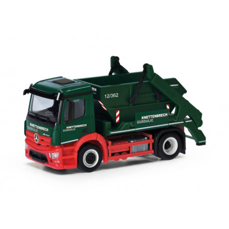 herpa - Mercedes-Benz Actros S Absetzkipper AK12 Knettenbrech & Gurdulic