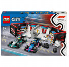 LEGO® City 60444 F1 Garage mit Mercedes-AMG & Alpine Rennautos