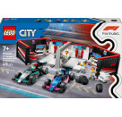 LEGO® City 60444 F1 Garage mit Mercedes-AMG & Alpine Rennautos