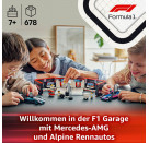 LEGO® City 60444 F1 Garage mit Mercedes-AMG & Alpine Rennautos