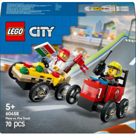 LEGO® City 60458 Pizzalieferwagen vs. Löschauto