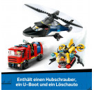 LEGO® City 60462 Kombinationsset mit Hubschrauber, Löschauto und U-Boot