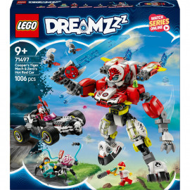 LEGO® DREAMZzz 71497 Coopers Tiger-Mech und Zeros Hot Rod Auto