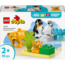 LEGO® DUPLO 10442 Wildtier-Familien: Pinguine und Löwen