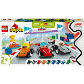 LEGO® DUPLO 10445 F1 Team Rennautos mit Rennfahrern