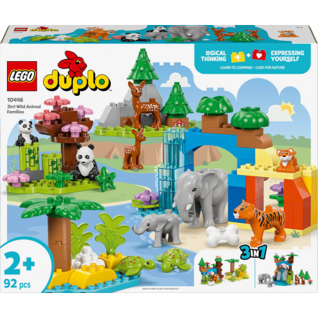 LEGO® DUPLO 10446 Wildtier-Familien 3-in-1-Set