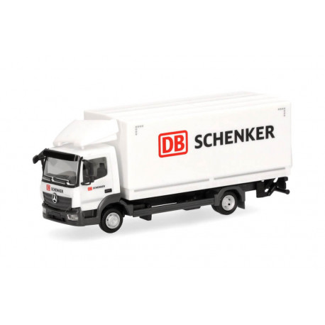 herpa - Mercedes-Benz Atego 13 Planen-LKW mit Ladebordwand DB Schenker (Hessen Frankfurt)