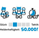 Spiel DAS! - Neue Helden braucht das Land, witziges Familienspiel ab 8 Jahren