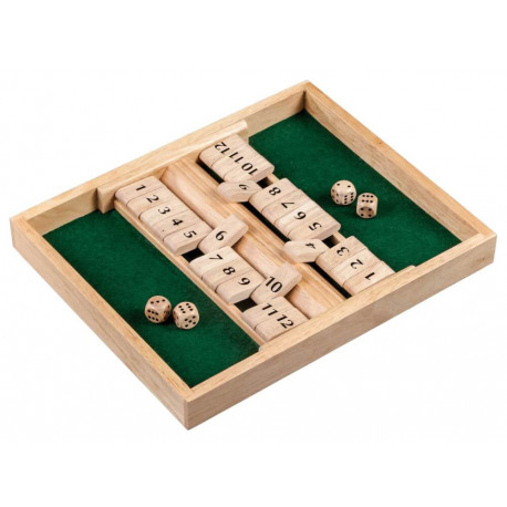 Philos Shut the Box, 12er, für 1-2 Personen