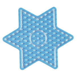 Hama® Bügelperlen Maxi-Perlen Stiftplatte Stern.